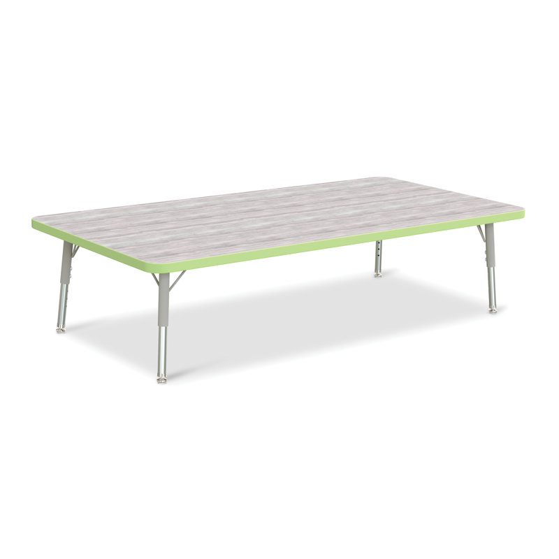 Table rectangulaire Berries, Lime, L 30 po x l 60 po, 24" - 31"