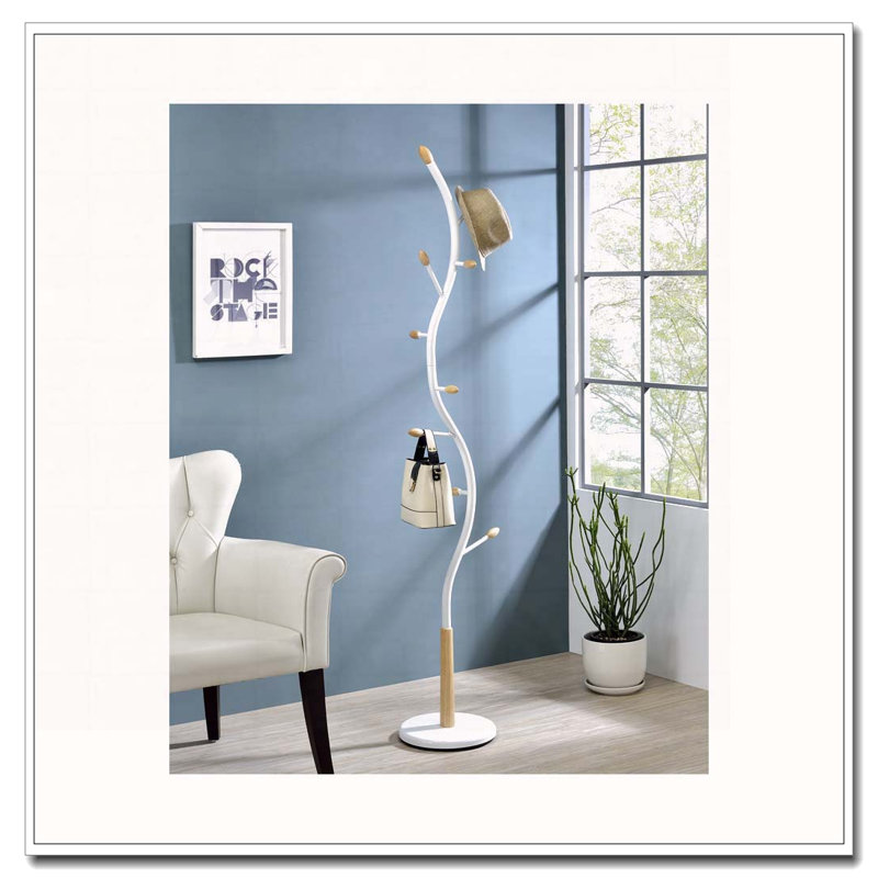 Portemanteau en métal, Blanc