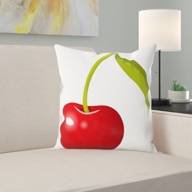 Coussin en cerise