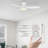 52" Alcena 3 - Blade LED Smart Flush Mount Ceiling Fans with Light-22533752
