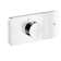 Modern 2-Handle 5" Wide Thermostatic Shower Valve Trim