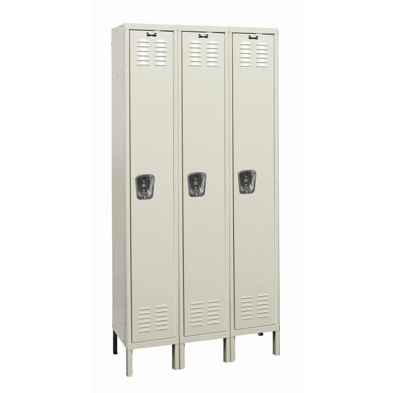 Casier large à 1 étage pour 2 étages Galvanite, L 36 po x P 18 po x H 78 po, Assemblé