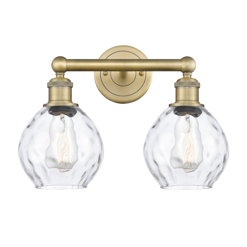 Oceanne 2 - Light Dimmable Vanity Light, Brushed Brass