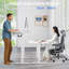 Electric Standing Desk Wide Desktop Height Adjustable Standing Desk With Drawer&Hooks-957524212-957530379-957530383