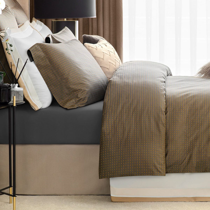 Dixon Sateen Duvet Cover, King Duvet Cover
