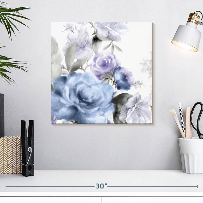 Harnek floral clair I, H 16 po x l 16 po