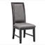 5 pièces Table ronde transitionnelle avec chaises rembourrées en polyuréthane Susan-119217014