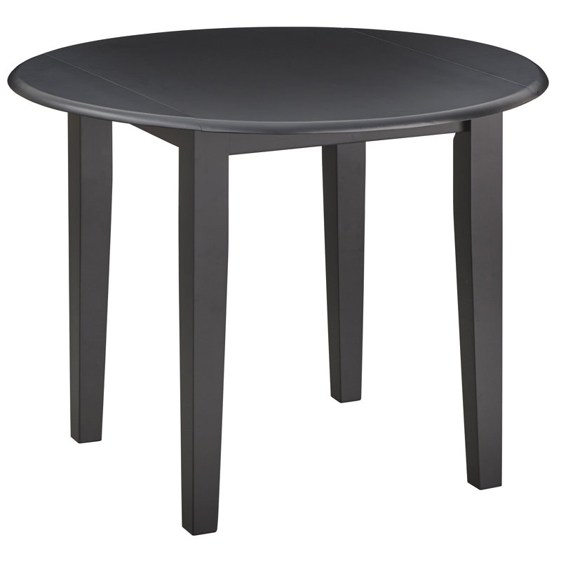 Framlingham Extendable Round Solid Wood Dining Table, Black