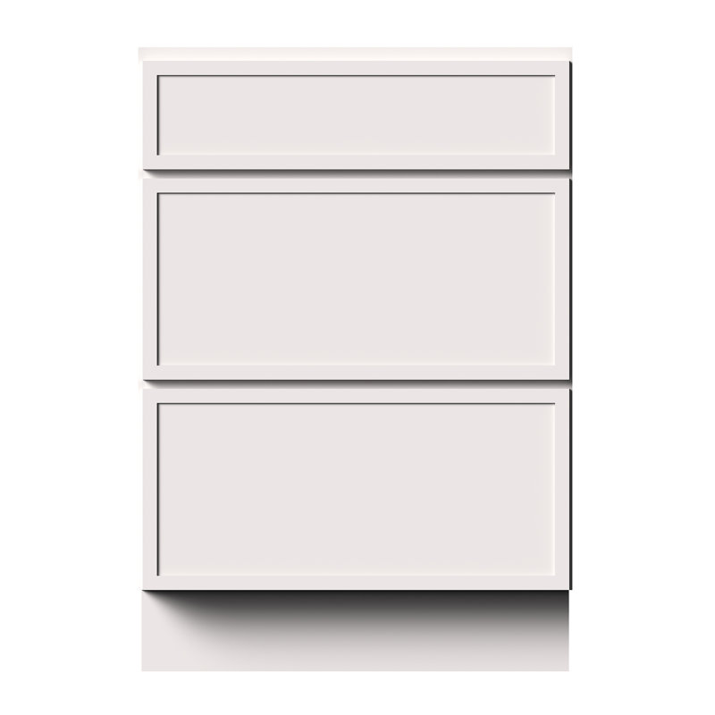 Armoire de tiroir de cuisine prête à assembler l 24 po x P 24 po x H 34,5 po CASAINC, 24"