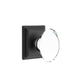 Passage Hampton Crystal Knob with Wilshire Rose