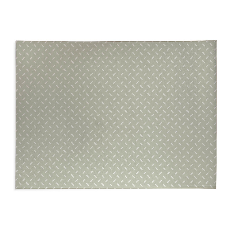 Tapis de bureau Kat, L 5 pi x L 3 pi, Vert clair