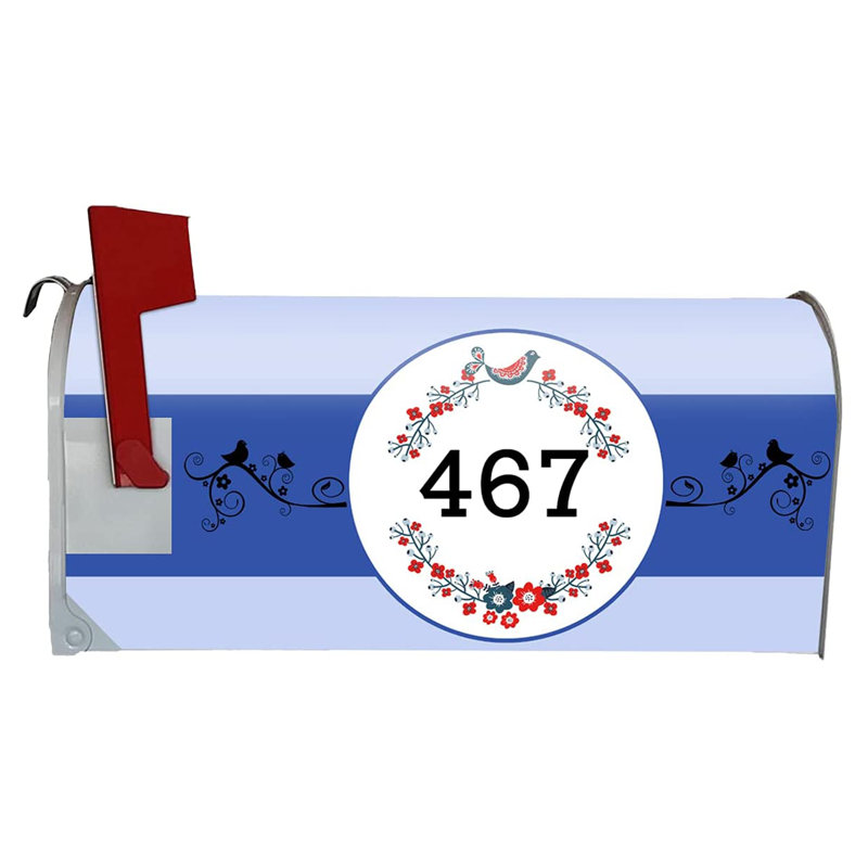 Couvercle de boîte aux lettres, H 25,5 po x l 20,75 po x P 2 po, Marine, Oui