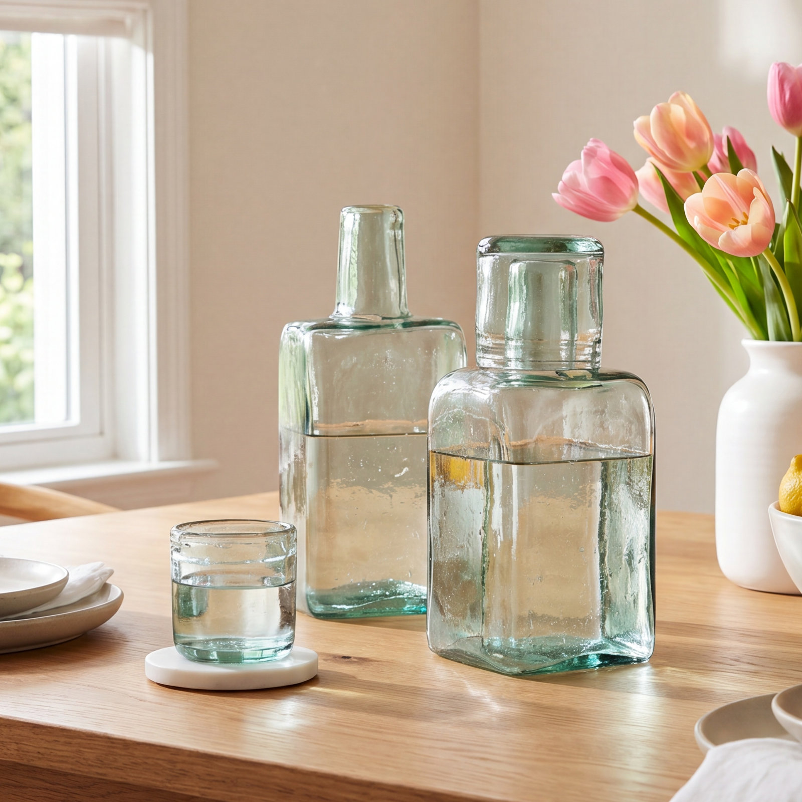Yari 2-Piece Glass Carafe Set