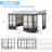 All Season Sunroom, Outdoor Permanent Wall Mounted Solarium With Detachable Polycarbonate Windows, Aluminum Lean To Gazebo Sun Room With 2 Lockable Sliding Doors For Garden Patio Deck-108963551