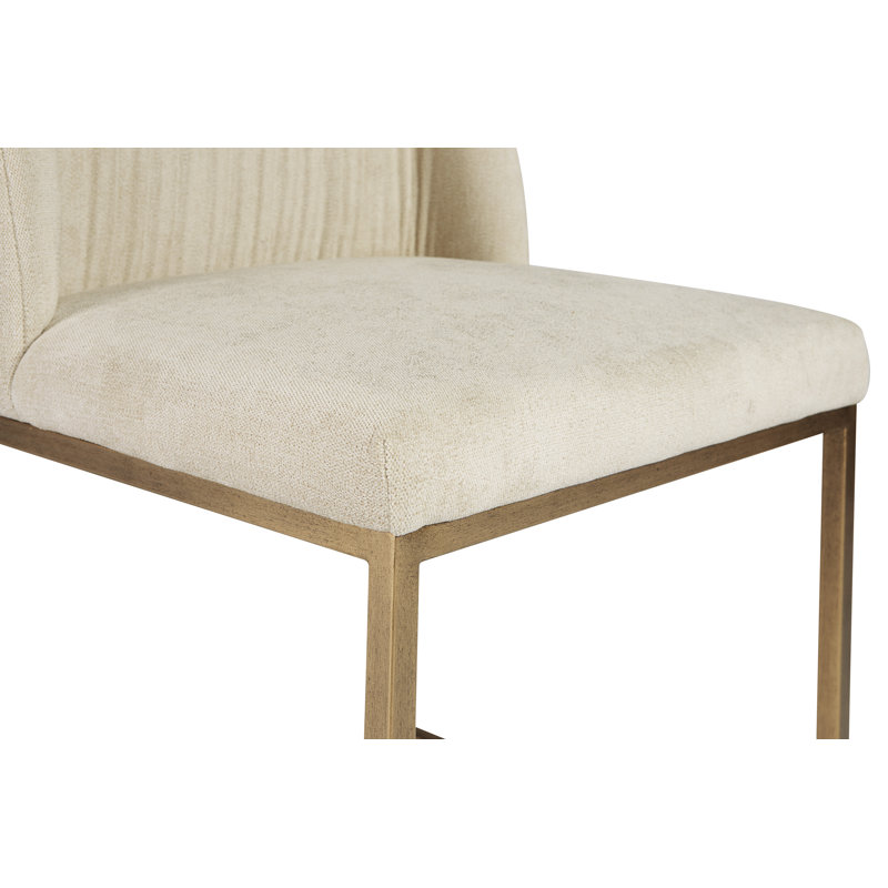 Nevin Upholstered Dining Chair, Muslin