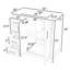 Meuble-lavabo de salle de bain avec lavabo en céramique, tablette réglable, tiroirs de rangement et porte à fermeture en douceur-1148980857
