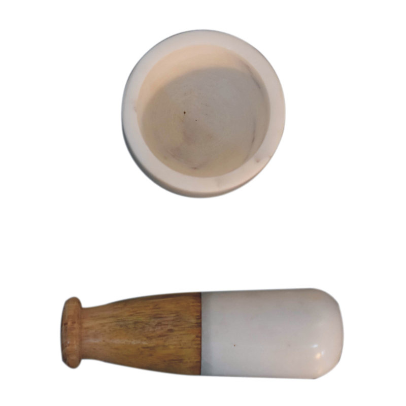 Wood Mortar And Pestle Set