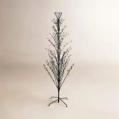 Lighted Halloween Twig Tree