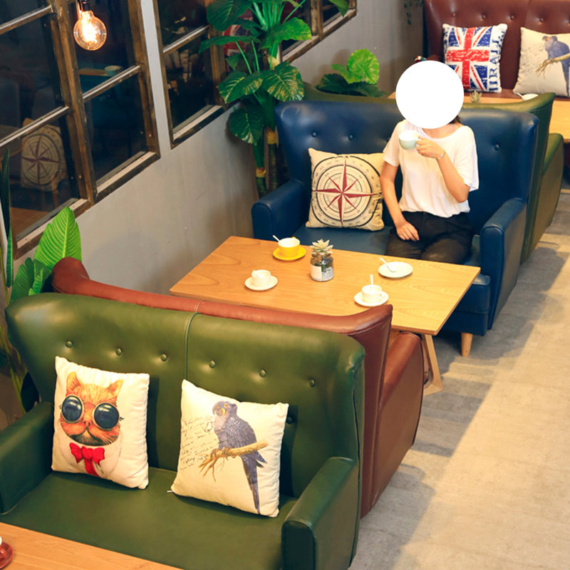 Banc de rangement American Casual Cafe, Vert