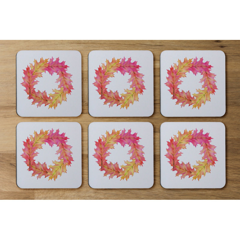 Square 6 Piece Coaster Set
