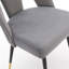 Chaise rembourrée contemporaine en velours-620781670