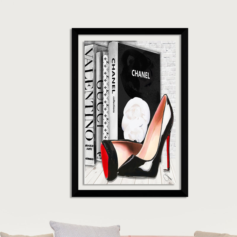 «Light Reading 1», reproduction d'impression, H 39,5 po x l 27,5 po x P 0,75 po, Acrylique avec cadre noir