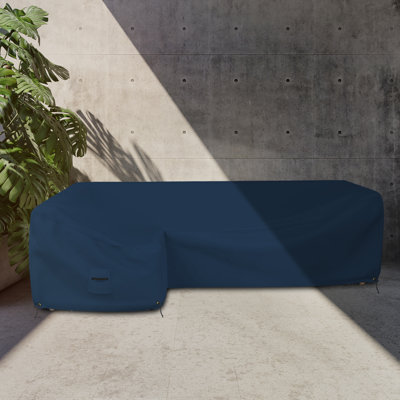 Kilmersdon Heavy Duty Waterproof L Shaped Patio Sofa Cover, 3-Sear Sectional Cough Covers for Living Room