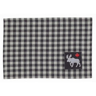 Ensemble de 4 napperons en coton à carreaux Buffalo