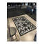 Tapis gris tissé à motif abstrait lavable Mosso-1926820123