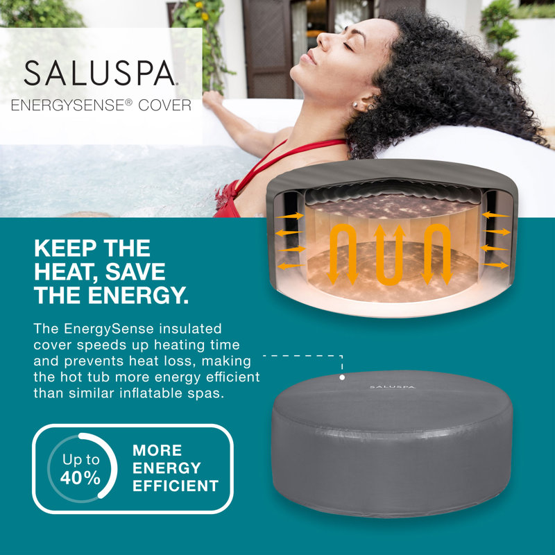 Bestway SaluSpa Cancun Round Inflatable Hot Tub with AirJets