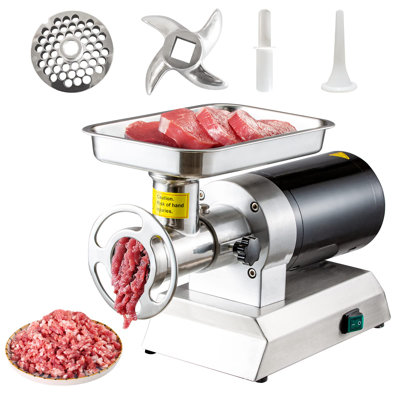 TECSPACE Stainless Steel Electric Meat Grinder
