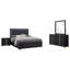 Ensemble de chambre avec lit pour grand lit 4 pièces Sharrell Beach-99324136-90937375