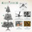 Arbre de Noël artificiel enneigé 6 pi