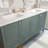 Edlefsen 71'' Double Bathroom Vanity with Engineered Marble Top-1448411587