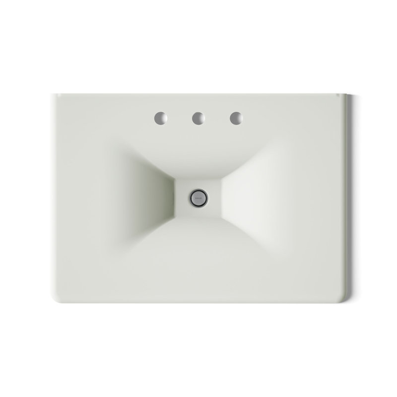 Iron Impressions 32" Single Bathroom Vanity Top, Dune, 8" Centers