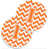 Blanc / Orange