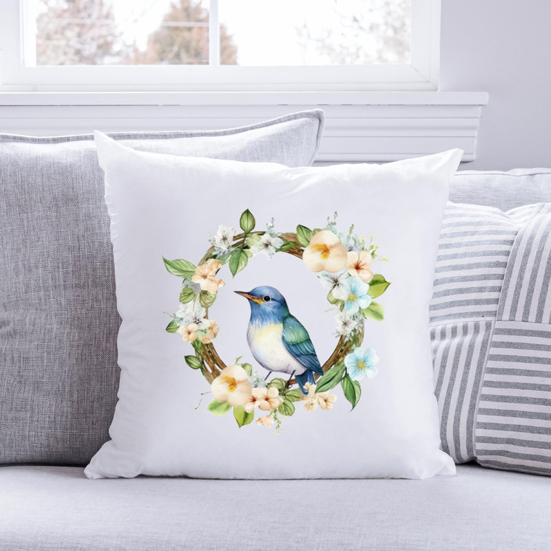 Nautical Sea Life_74 - Coussin décoratif inclus, H 16 po x l 16 po