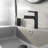 Single-Hole Single-handle Bathroom Faucet with Drain Assembly-87349270