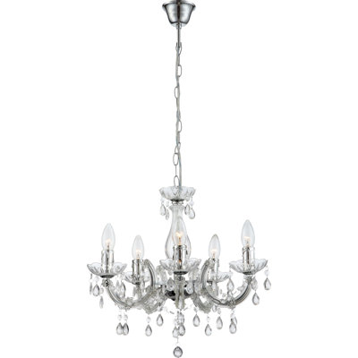 5 - Light Candle Style Chandelier