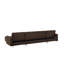 Finnegan 4 Seater Faux Leather Sofa Bed-23831699-97145580