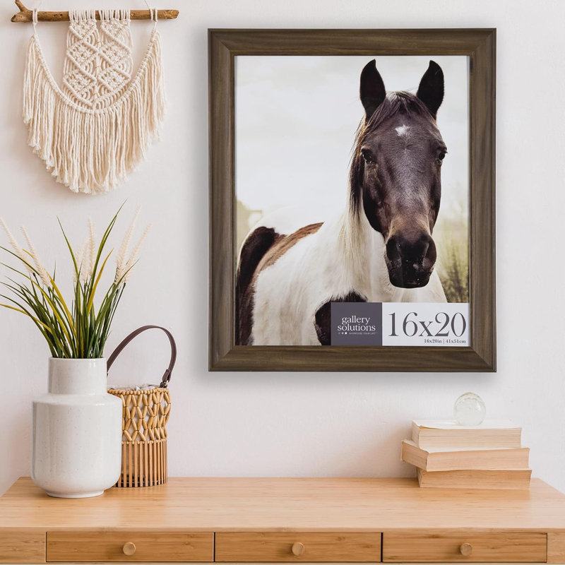 Grand cadre photo Gallery Solutions, 16 po x 20 po, Brun