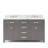 Minnetrista Double Bathroom Vanity with Marble Top-31600027