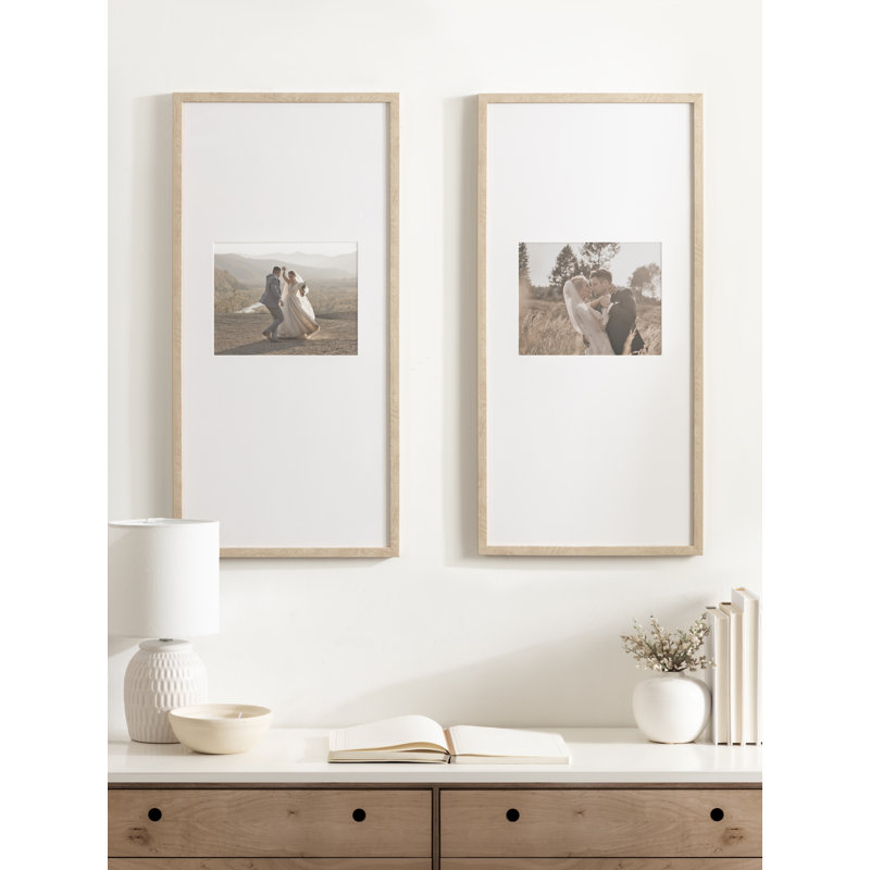 Gallery Two-Piece Picture Frame Set, Tan