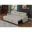 Upholstered Pull Out Sectional Sofa With Chaise-1131504643