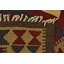 Tapis de zone en laine rouge/brune 3 pi 2 po x 6 pi à main one-of-kind noué la Gurdon