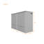 Lit escamotable double avec tiroir et un ensemble de prises et ports USB, structure à poulie, gris