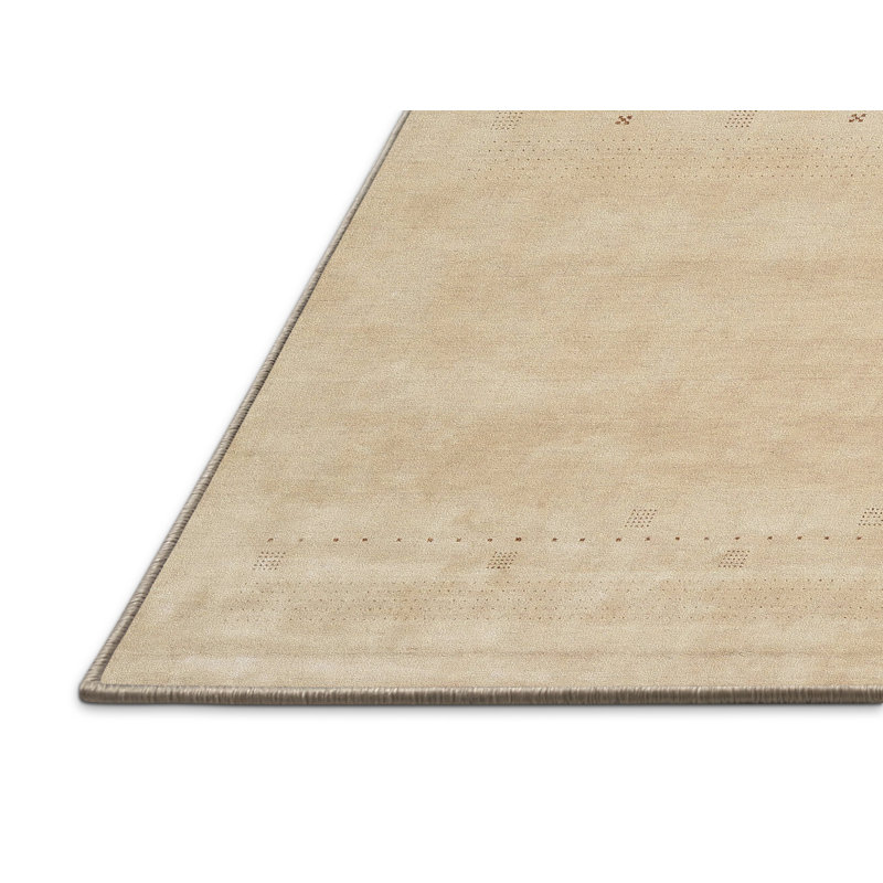 Surface beige contemporaine tapis, Rectangle 5 pi x 7 pi