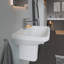 Lavabo de salle de bain à double fixation en céramique 24 po avec trop-plein Duravit DuraStyle