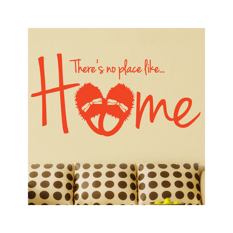 Non-Wall Damaging Wall Decal, Orange, Medium