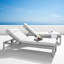 Ensemble de chaises longues avec coussins Santrez-1426025302